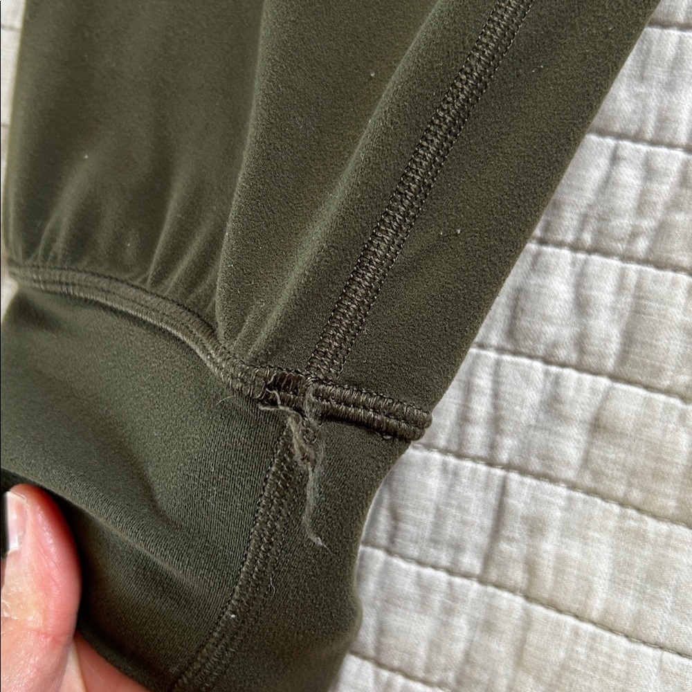 Lululemon Aline army green high rise legging joggers full length 8​ - Picture 9 of 16